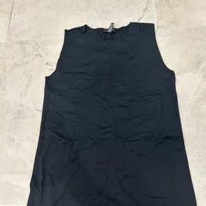Elegant Black Sleeveless Blouse